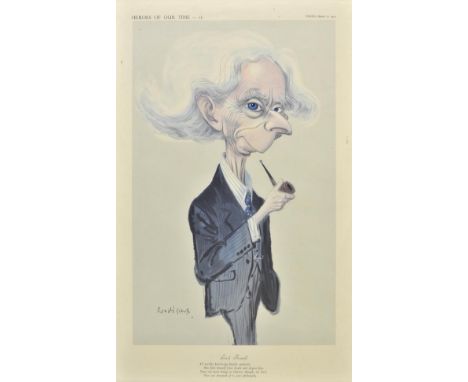*Searle (Ronald, 1920-2011). Heroes of our time, published Punch, 1956 - 1957, set of twelve colour photolithographs, slight 