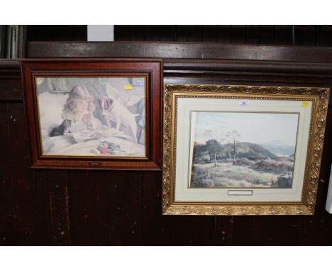 Print of Langdale Fell and Victorian Pears"Suspense" print