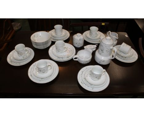 Floral patterned dinner/coffee service 