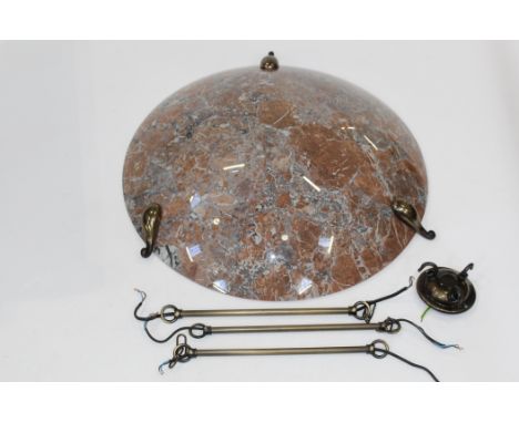 Glass ceiling light shade