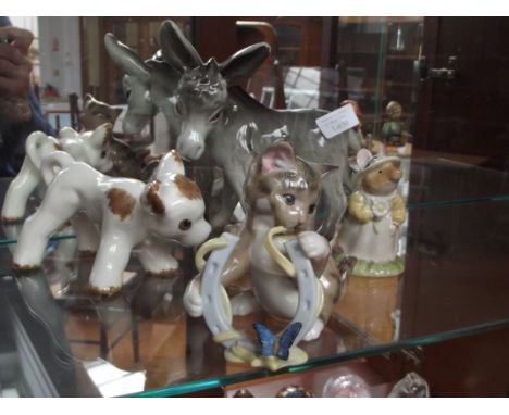 Collection of ceramic animal to include Royal Doulton 