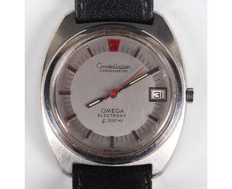 An Omega Constellation Chronometer Electronic F300Hz gentleman's wristwatch, circa 1972, the signed and jewelled 1250 caliber