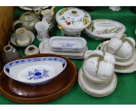 Royal Worcester casserole dishes, teaware, Studio items, etc.
