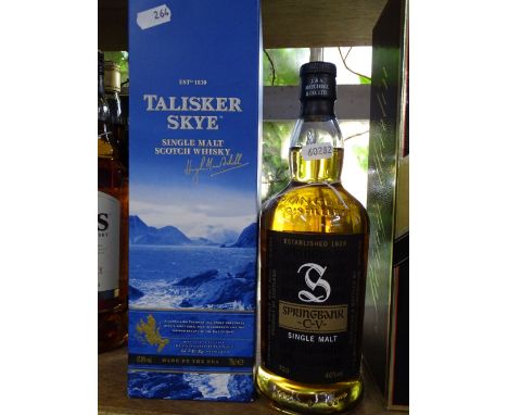 Talisker single malt Scotch whisky and a Springbank single malt whisky, (2).