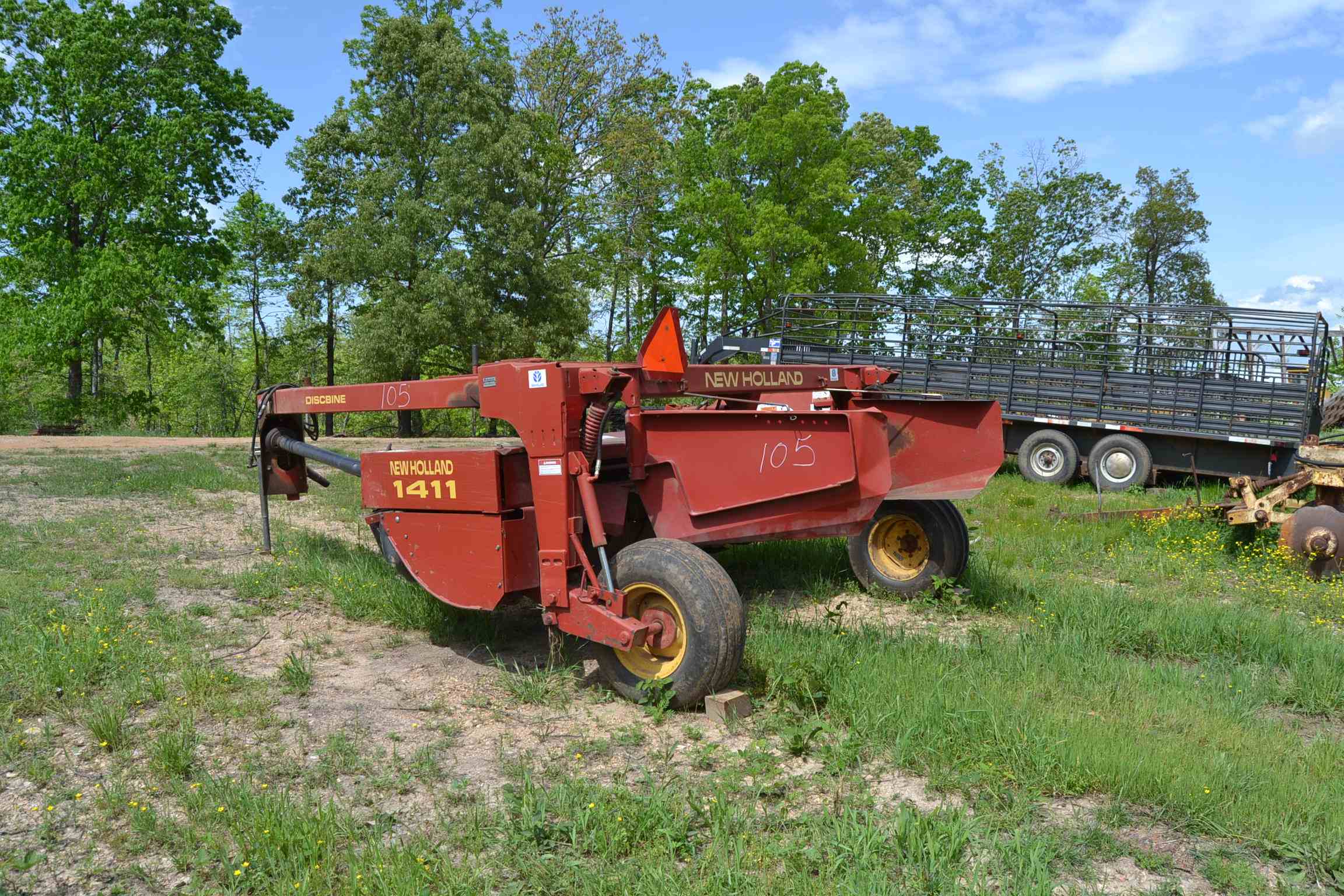 NEW HOLLAND 1411 DISK HAY BINDER S/N614520