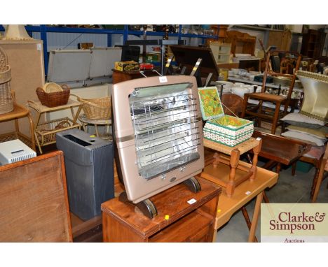 A vintage three bar heater sold as collectors item