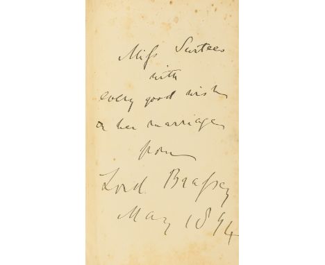 NO RESERVE Maritime.- Brassey (Lady Anne) Sunshine and Storm in the East, or Cruises to Cyprus and Constantinople, first edit