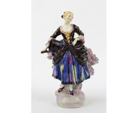 Royal Doulton 'The Shepherdess' (Second Version model 455) HN 735, withdrawn in 1938. 18cm in Height. Stamped and Hand painte