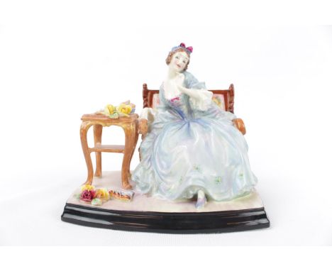 Very Rare Royal Doulton 'Teresa' HN 1683 (model 883) designed Leslie Harradine, withdrawn 1938. 14.5cm in Height. Stamped and