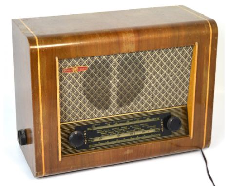 A vintage Pye radio.