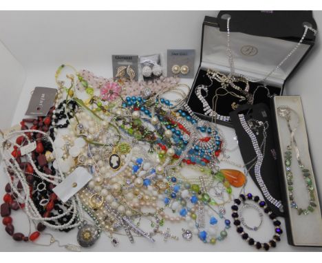 Items by Pilgrim, Monet and a collection of vintage costume jewellery Condition Report: Not available for this lot