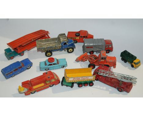 A box of various Dinky, Corgi and other models (af) Condition Report: Available upon request