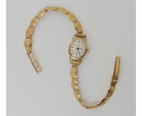 A 9ct gold ladies Rotary watch, weight including mechanism 12.4gms Condition Report: Available upon request