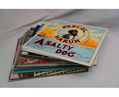 Vinyl - collection of 15 LP's from Procol Harum including A Salty Dog, Grand Hotel, Broken Barricades, Something Magic and ot