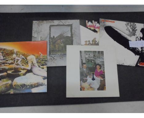 Vinyl - Led Zeppelin collection of 5 LP's to include One (K 40031), Two (K 40037), Four Symbols (K 50008) with hop on sleeve,