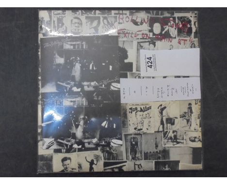 Vinyl - The Rolling Stones Exile On Main Street (COC 69100) with inners and postcards (12 attached).  Sleeve and Vinyl VG+ al