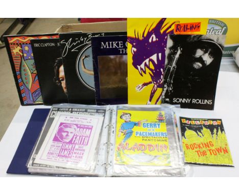 Collection of music and show programmes to include many music examples, features Louis Armstrong British Tour 1956 with ticke
