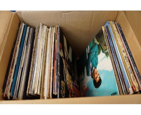 Vinyl - Quantity of LPs spanning the genres to include Elvis, Michael Jackson, Stevie Wonder, Leo Sayer etc, condition varies