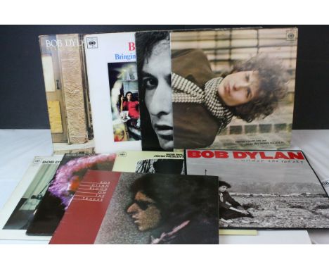 Vinyl - Bob Dylan collection of 9 LP's to include Highway 61 Revisited, Street Legal, Bringing It All Back Home, Hard Rain an