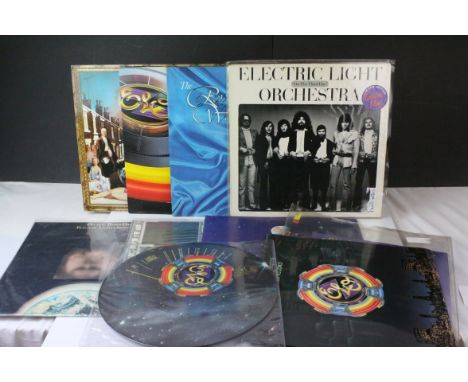 Vinyl - Seven ELO / Roy Wood LPs to include Face The Music (green vinyl), Tim, Secret Messages, Out of the Blue, On The Third