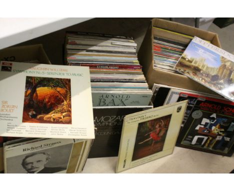 Vinyl - Collection of approx 200 classical records including Columbia, Decca, HMV, DG etc. To include many early stereo press