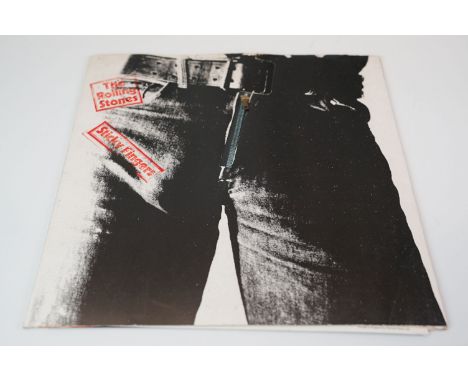 Vinyl - The Rolling Stones Sticky Fingers LP COC59100 stereo with insert, excellent