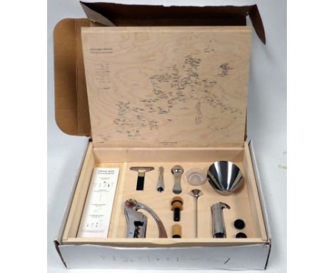 Oeno Box Connoisseur - a complete selection of wine related tools, including openers, pourers and preservers, presented in a 