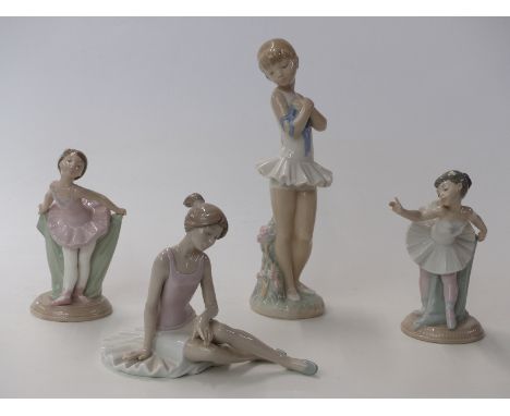 Four Nao ballerina figures