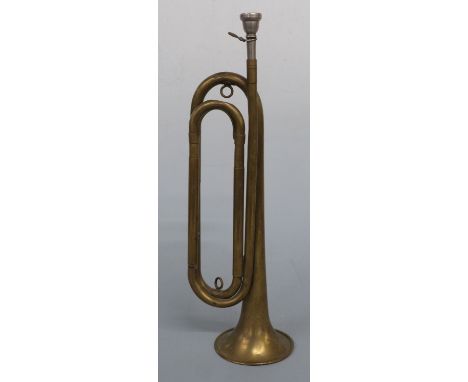 US WWII bugle marked Buglecraft 
