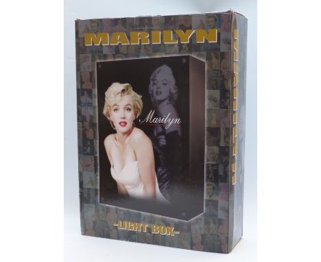 A Marilyn Monroe light box 