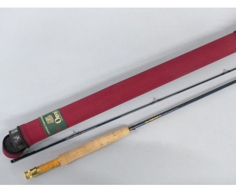 Orvis Trident TL two piece carbon fibre fly fishing rod 9' Wt 3 1/4 oz, AFTM 6, tip flex 9.5 in named tube