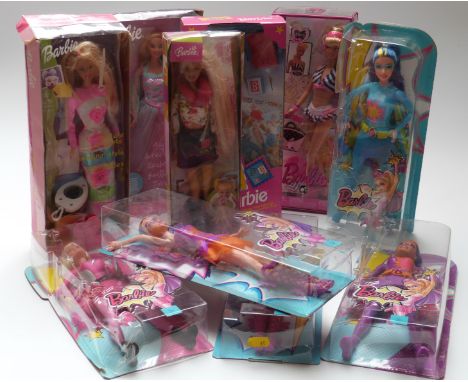 Ten Barbie dolls including Pen Friend, Picture Pockets, Magic Jewel etc, all in original boxes
