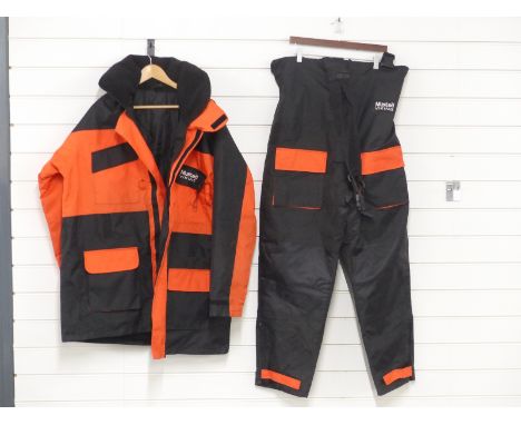 Mustad Viking jacket and trouser flotation suit EN393 to label, probably XL