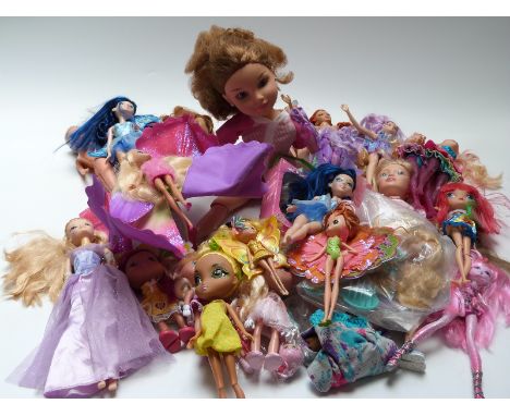 A quantity of various loose dolls including Famosa and Mattel examples