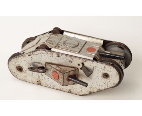 Louis Marx & Co clockwork tinplate tank 