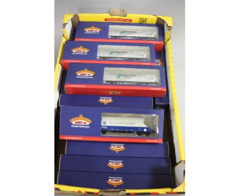 A QUANTITY OF BOXED BACHMANN OO GAUGE BOGIE WAGONS, mixture of Hopper wagons and Cement wagons, various liveries (16)