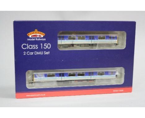 A BOXED BACHMANN OO GAUGE CLASS 150/2 SPRINTER TWO CAR DMU SET, no. 32-936, comprising unit 150 270 in Regional Railways blue