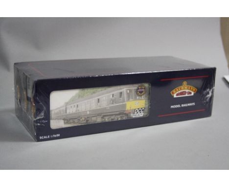 A BOXED BACHMANN OO GAUGE CLASS 108 THREE CAR DMU SET, no. 32-910, BR / GM PTE blue and grey livery, boxes still sealed in or