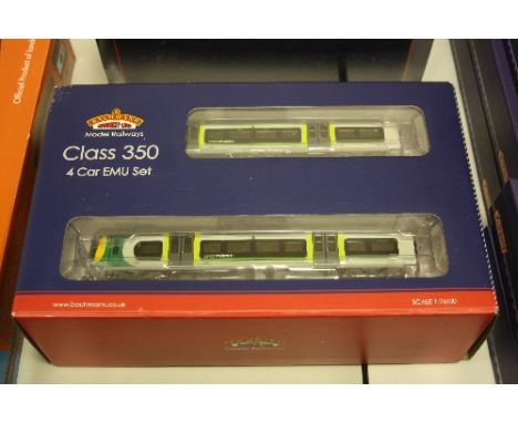 A BOXED BACHMANN OO GAUGE CLASS 350 DESIRO FOUR CAR E.M.U. SET, no. 31-031, comprising unit 350 238 in London Midland livery,