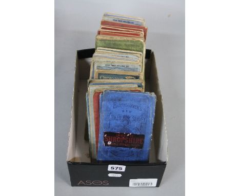 A QUANTITY OF VINTAGE ORDNANCE SURVEY AND BARTHOLOMEW'S MAPS, all date between approximately 1910 and 1930, various areas of 
