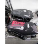 4x 'Glossy' Black coffin bags- 1x Vampira; 1x Elvira; 2x Vincent Price RRP£70 each