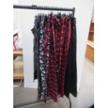 Approx 20x 'Alternative' pairs of Dungarees & Trousers in various different designs from Banned, Siz