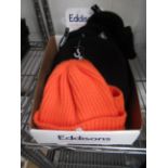 Box of beanie hats