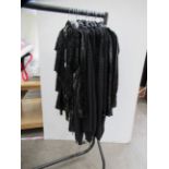 17X Black & 'Alternative' Tops including 'latex' jackets, sizes S-2XL