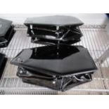 4x 'Glossy' Black coffin bags RRP£70 each