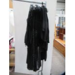 Approx 34x Black Dresses in a variety of designs from Necessary Evil, Jaw Breaker, banned etc, Sizes