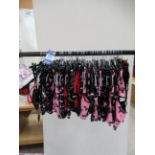 Assorted ladies underwear sets in various designs, sizes 8-20