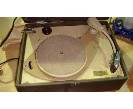 Vintage HMV record player