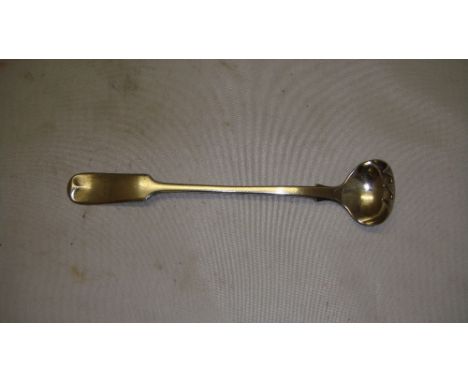 Unusual Marriott Registered CCTr 23rd 1856 silver pickle spoon / fork  spork Sheffield 1869 Henry Wilkinson & Co. 34 g