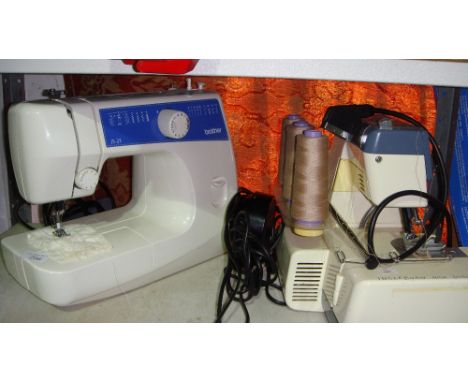 Brother sewing machine, Globe Lock M23 A sewing machine, Digilogic Television